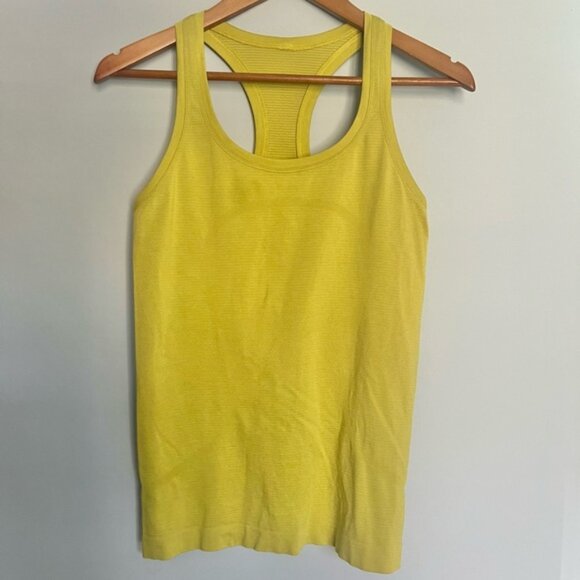 Lululemon Swiftly Tech Racerback 2.0 Yellow Pear Size 6 - Picture 1 of 3